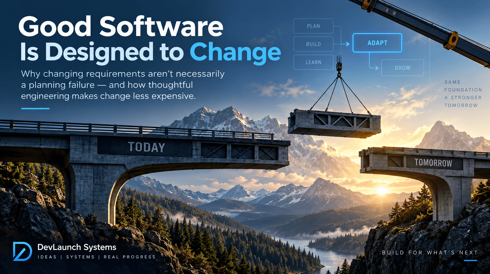 Good Software Is Designed to Change
